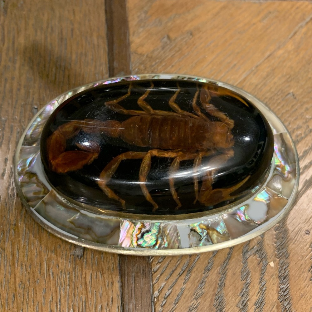 Scorpion belt buckle